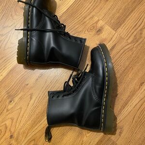 Dr. Martens 1460 Black Leather Boots- worn twice!